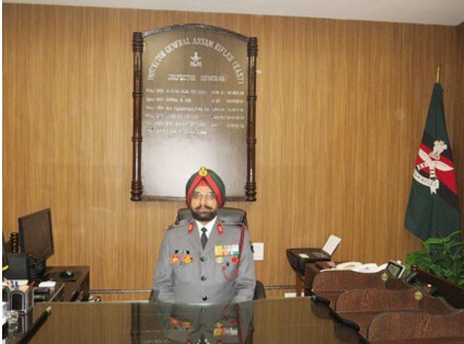 Major General Ranjit Singh who recently took over as IGAR (E).